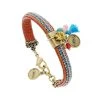 Bracelet Nappa (brun) -Jollia Soldes Magasin bracelet pierre cuir brun