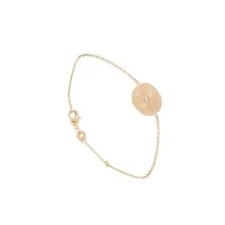 Bracelet Soleil Et Strass (plaqué Or)