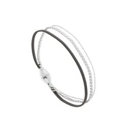 Bracelet Multiliens Chaîne (gris/argent)
