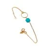 Bracelet Fidji (plaqué Or Et Turquoise) -Jollia Soldes Magasin bracelet turquoise fin or