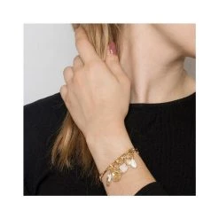 Bracelet Chaîne Maillons Et Charms Au Choix (plaqué Or) -Jollia Soldes Magasin by jollia charms 1