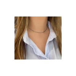 Collier Pierres Fines Multicolores Grenat (plaqué Or) -Jollia Soldes Magasin capture d e cran 2022 12 07 a 11.12.10