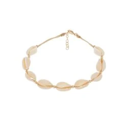 Chaîne De Cheville Coquillages (plaqué Or)