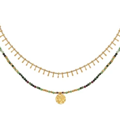 Colliers Superposés Pierres (rubis)