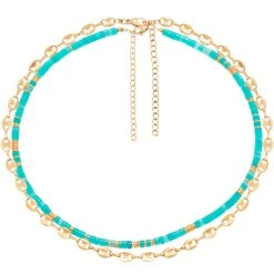 Coffret Colliers Surfeur Et Grain De Café (apatite)