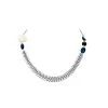 Collier Epi (argenté) -Jollia Soldes Magasin collier argent bleu perle blanc 1