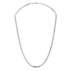 Collier Chaine (argent Rhodié)