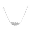 Collier Plume (argent Rhodié) -Jollia Soldes Magasin collier argent plume 2