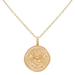 Collier Signe Astrologique Au Choix (plaqué Or)