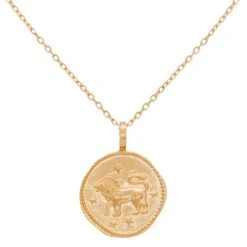 Collier Signe Astro Lion (plaqué Or)