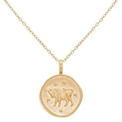 Collier Signe Astro Taureau (plaqué Or)