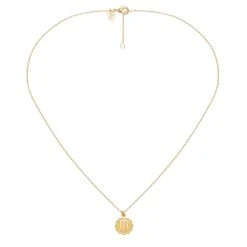 Collier Médaille Astrologique Vierge (doré) -Jollia Soldes Magasin collier astro vierge dore