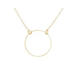 Collier Long Cercle (doré) -Jollia Soldes Magasin collier cercle dore 3