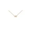 Collier Fin Et Strass (cristal/opal) -Jollia Soldes Magasin collier chaine cristal dore