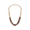 Collier Sweet Chain (doré Rose) -Jollia Soldes Magasin collier chaine dore rose rock