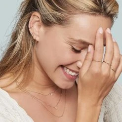 Collier Multi-chaînes Imagine (plaqué Or) 8 Collier Multi-chaînes Imagine (plaqué Or) -Jollia Soldes Magasin collier chaines plaque or jollia