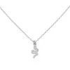 Collier Pendentif Serpent (argenté) -Jollia Soldes Magasin collier charm serpent argent