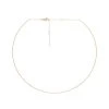 Collier Choker Lisse (plaqué Or) -Jollia Soldes Magasin collier choker lisse dore bdm studio 1 1