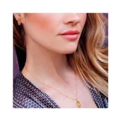 Collier Coeur Scintillant (doré) -Jollia Soldes Magasin collier coeur scintillant dore