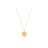 Collier Coeur Scintillant (doré) -Jollia Soldes Magasin collier coeur scintillant dore