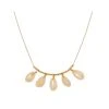 Collier Multiples Coquillages (plaqué Or) -Jollia Soldes Magasin collier coquillage or