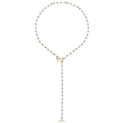 Jollia Soldes Magasin -Jollia Soldes Magasin collier cravate vert 1