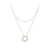 Colliers Soleil Et Billes (plaqué Or) -Jollia Soldes Magasin collier deux rang soleil or