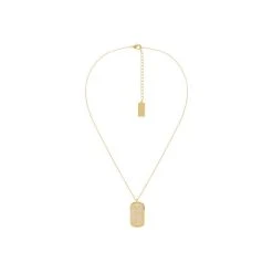 Collier Pendentif Plaque Zircons (doré) -Jollia Soldes Magasin collier dore pendentif zircons girls crew