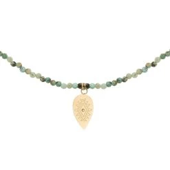 Collier Pendentif (turquoise/perle De Culture) -Jollia Soldes Magasin collier ete fine perle breloque 2