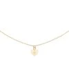 Collier Cœur étoile Filante (doré) -Jollia Soldes Magasin collier etoile coeur