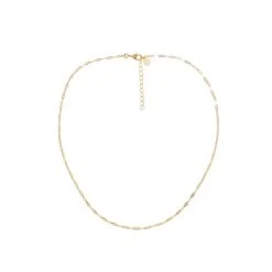 Collier Fin Mini Maillons (plaqué Or)