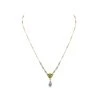 Collier Holy -Jollia Soldes Magasin collier fin or bleu