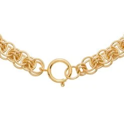 Collier Ras De Cou Maillon (doré) -Jollia Soldes Magasin collier grosse chaine fermoir or 2