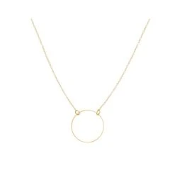 Collier Long Cercle (doré)