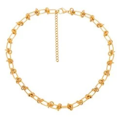 Collier Maillons Noués (doré)