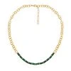 Collier Maillons Pierres (malachite) -Jollia Soldes Magasin collier maillon pierre vert