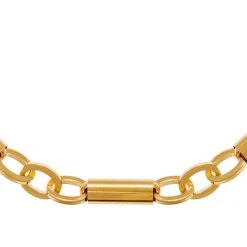 Collier Maillons Larges (doré)