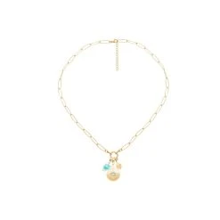 Collier Maillons Et Anneau (charms à Composer) -Jollia Soldes Magasin collier maillons anneau charm