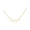 Collier Mini Maillons Love (doré) -Jollia Soldes Magasin collier maillons love 2