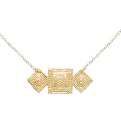 Collier Médailles Ethniques (doré)