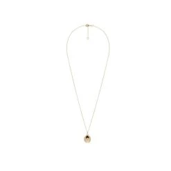 Collier Médaillon étoile Et Strass (doré) -Jollia Soldes Magasin collier medaille dore strass3