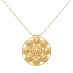 Collier Médaille Escargot (doré)