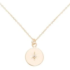 Coffret Colliers Pierres Et Médaille étoile (bleu) -Jollia Soldes Magasin collier medaille etoile 2