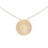 Collier Médaille Gravée (plaqué Or) -Jollia Soldes Magasin collier medzille gravee 19733 2