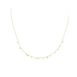 Collier Mini Pastilles (doré) -Jollia Soldes Magasin collier mini pastille dore