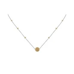 Collier Mix (argent Et Doré)
