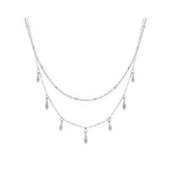 Collier Multirangs Pampilles (argenté)