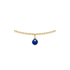 Collier Pierre Suspendues (lapis Lazuli) -Jollia Soldes Magasin collier pampilles perles fines bleu marine