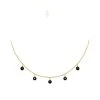 Collier Pierre Suspendues (onyx Noir) -Jollia Soldes Magasin collier pampilles perles fines noires 1