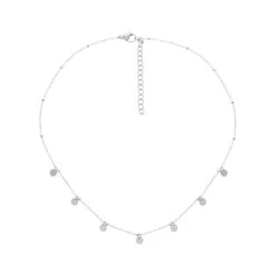 Collier Multiples Pastilles (argenté)